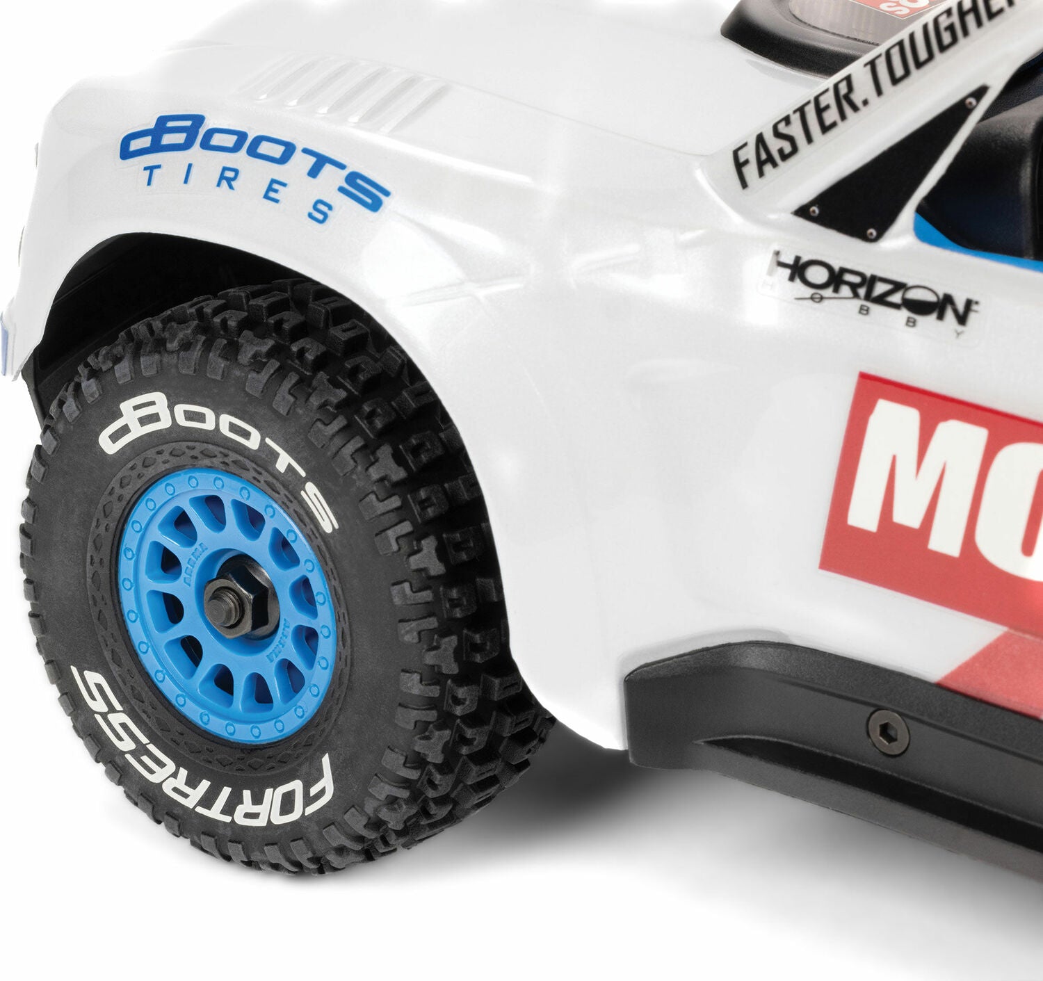 MOJAVE GROM 223S BLX Brushless 4X4 Small Scale Desert Truck RTR with DSC (Battery & Charger included), White